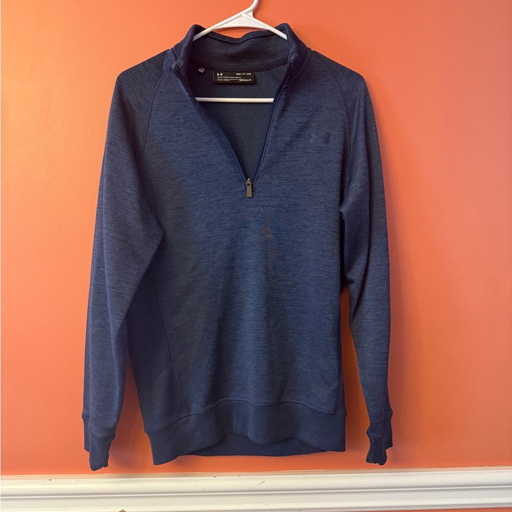 Under Armour Men's Navy Zip-Up Sweater